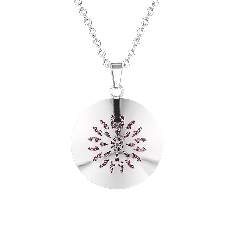 Aromatherapy Diffuser Necklace - 316L Stainless Steel Locket