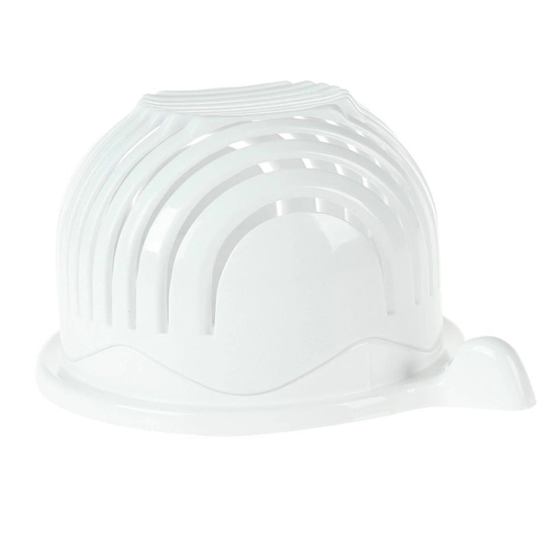 Vegetable Cutting Bowl - Quick Salad Prep Gadget with Slicing Function