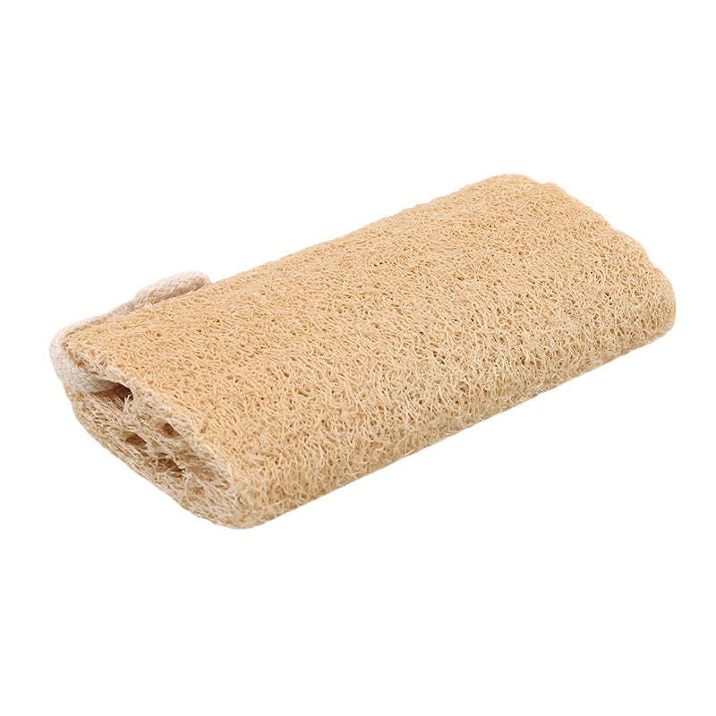 1Pc Natural Loofah Luffa Loofa Bath Body Shower Sponge Kitchen Cleaing Scrubber Scrub Pad Cleaing Scrubber Bathroom Accessories