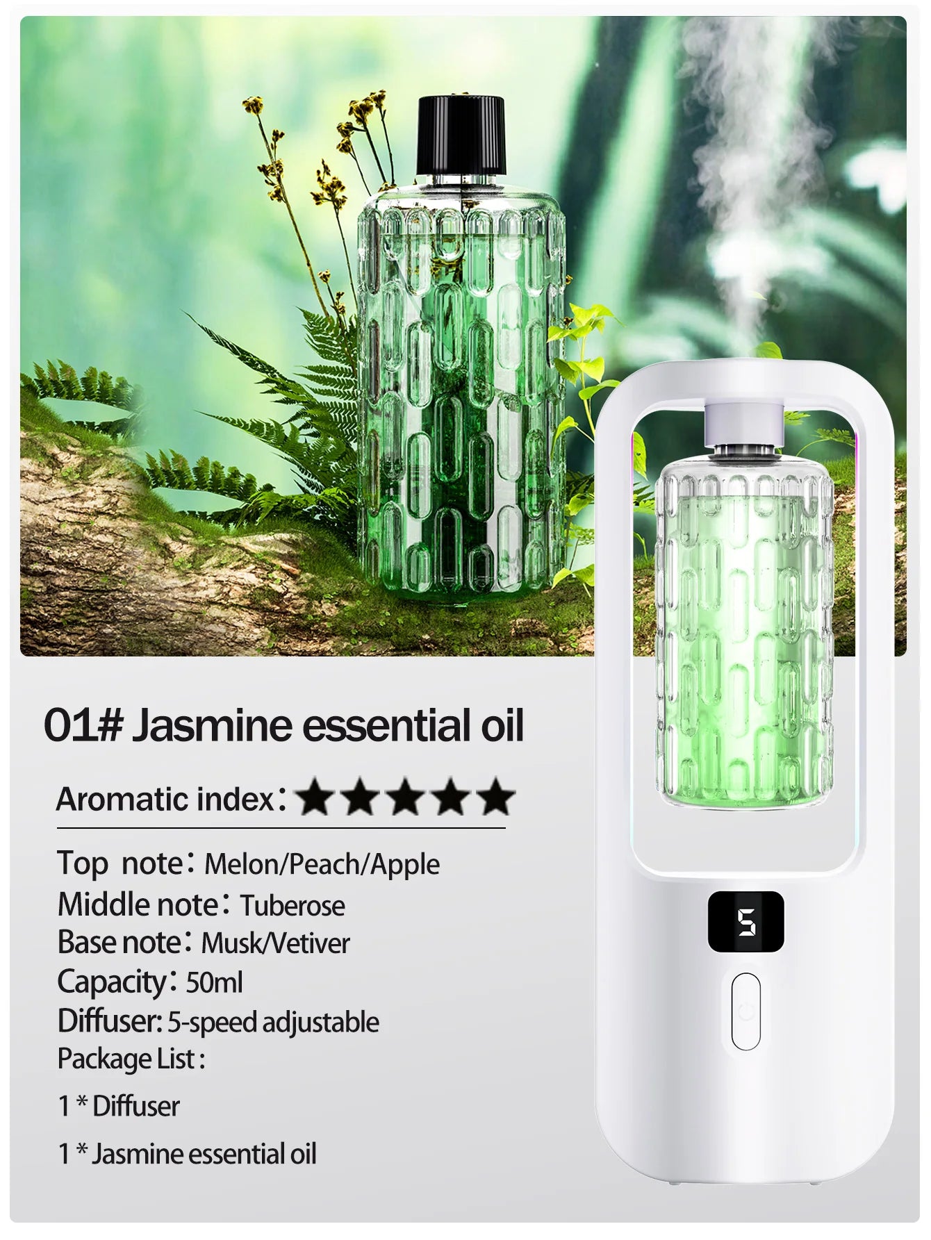 Automatic Aromatherapy Diffuser - Odour Eliminator Air Freshener