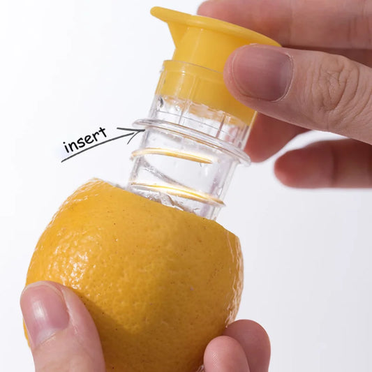 Manual Lemon Squeezer Portable with Filter - Lightweight Citrus Juice Extractor"