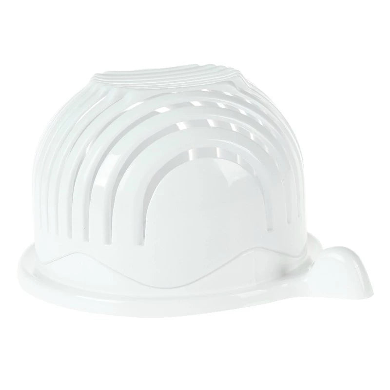 Vegetable Cutting Bowl - Quick Salad Prep Gadget with Slicing Function