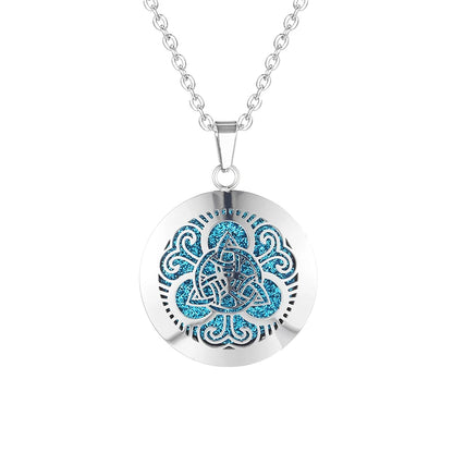 Aromatherapy Diffuser Necklace - 316L Stainless Steel Locket