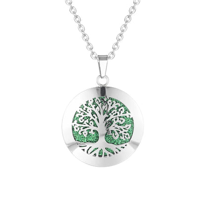 Aromatherapy Diffuser Necklace - 316L Stainless Steel Locket