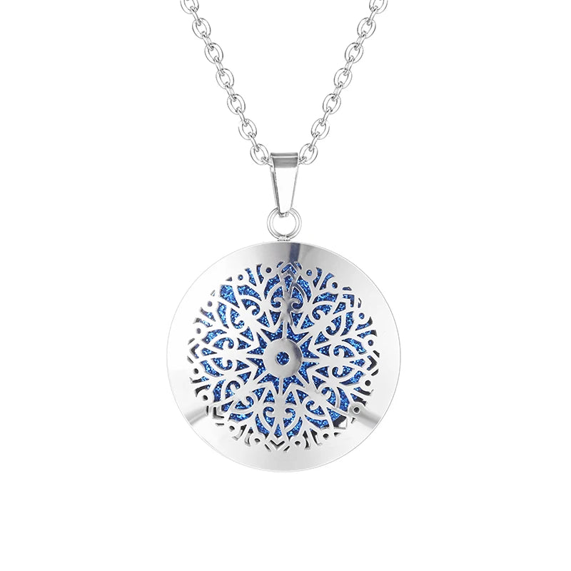 Aromatherapy Diffuser Necklace - 316L Stainless Steel Locket
