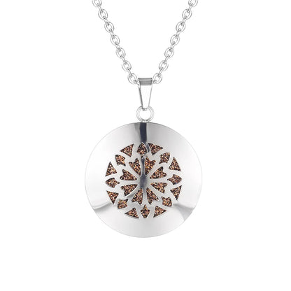 Aromatherapy Diffuser Necklace - 316L Stainless Steel Locket