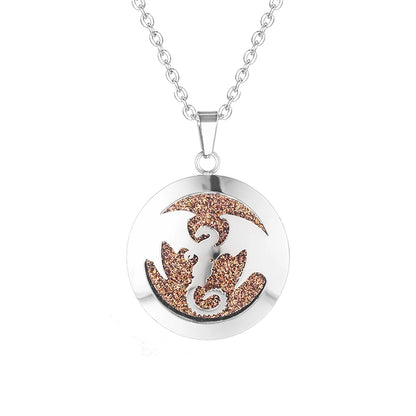 Aromatherapy Diffuser Necklace - 316L Stainless Steel Locket