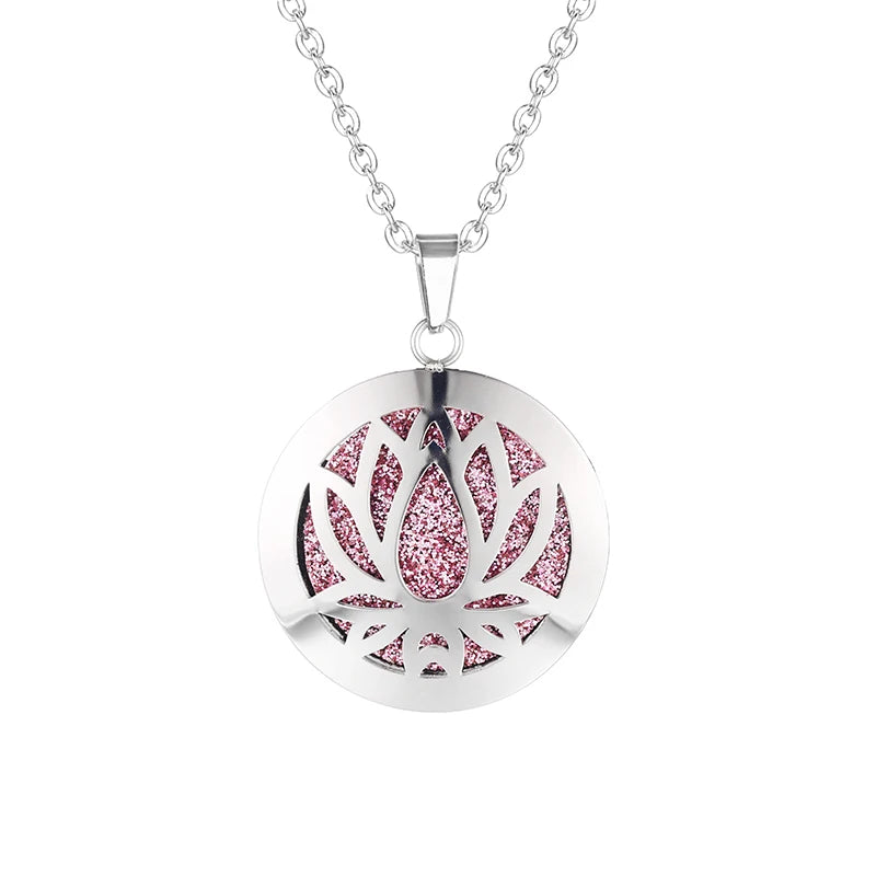 Aromatherapy Diffuser Necklace - 316L Stainless Steel Locket