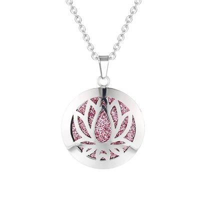 Aromatherapy Diffuser Necklace - 316L Stainless Steel Locket