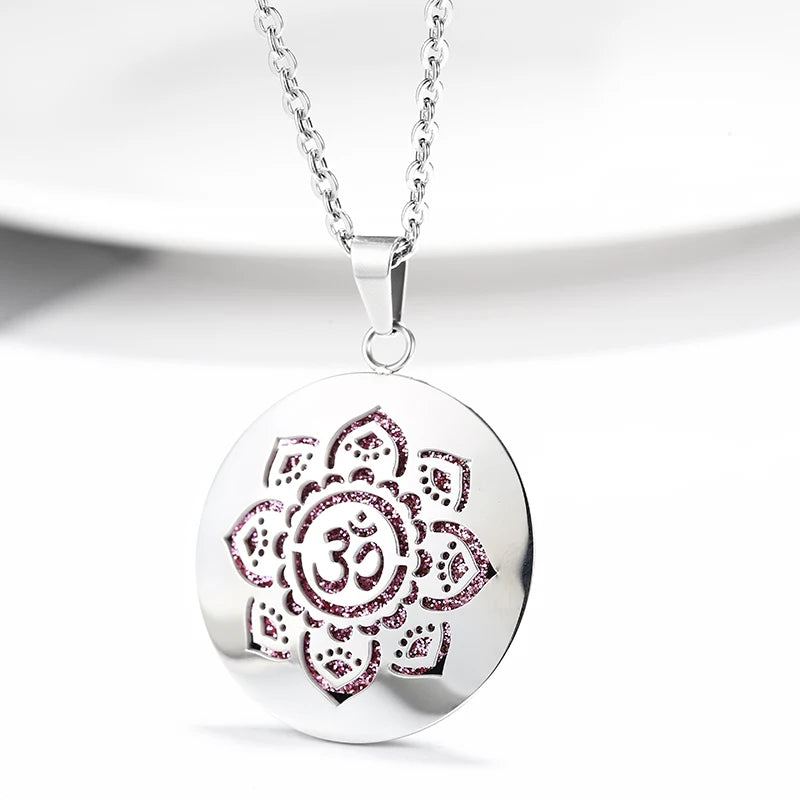 Aromatherapy Diffuser Necklace - 316L Stainless Steel Locket