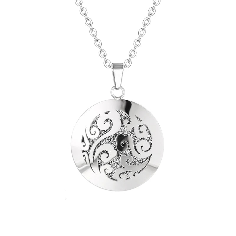 Aromatherapy Diffuser Necklace - 316L Stainless Steel Locket