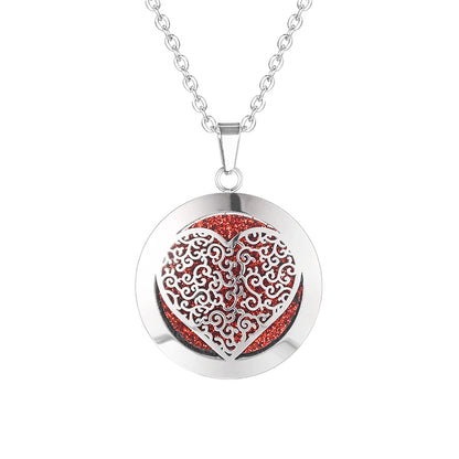 Aromatherapy Diffuser Necklace - 316L Stainless Steel Locket