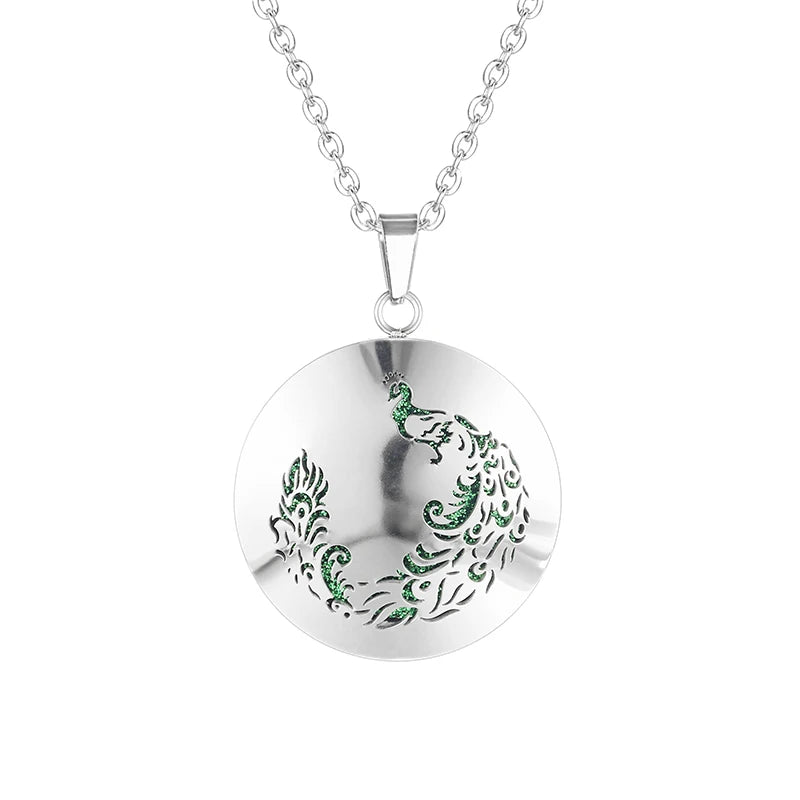 Aromatherapy Diffuser Necklace - 316L Stainless Steel Locket