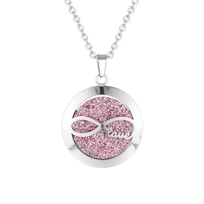 Aromatherapy Diffuser Necklace - 316L Stainless Steel Locket