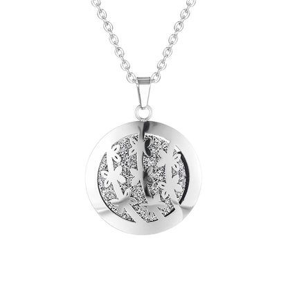 Aromatherapy Diffuser Necklace - 316L Stainless Steel Locket
