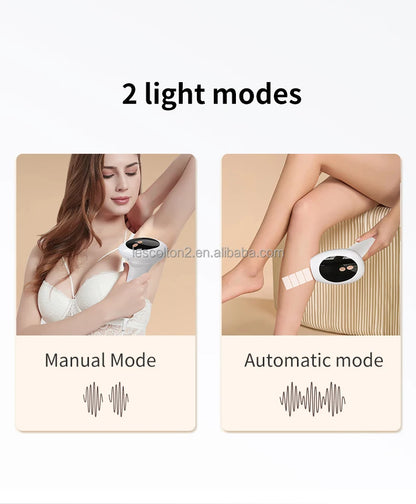 IPL Hair Removal Device - Ice Cooling Laser Epilator for Home Use