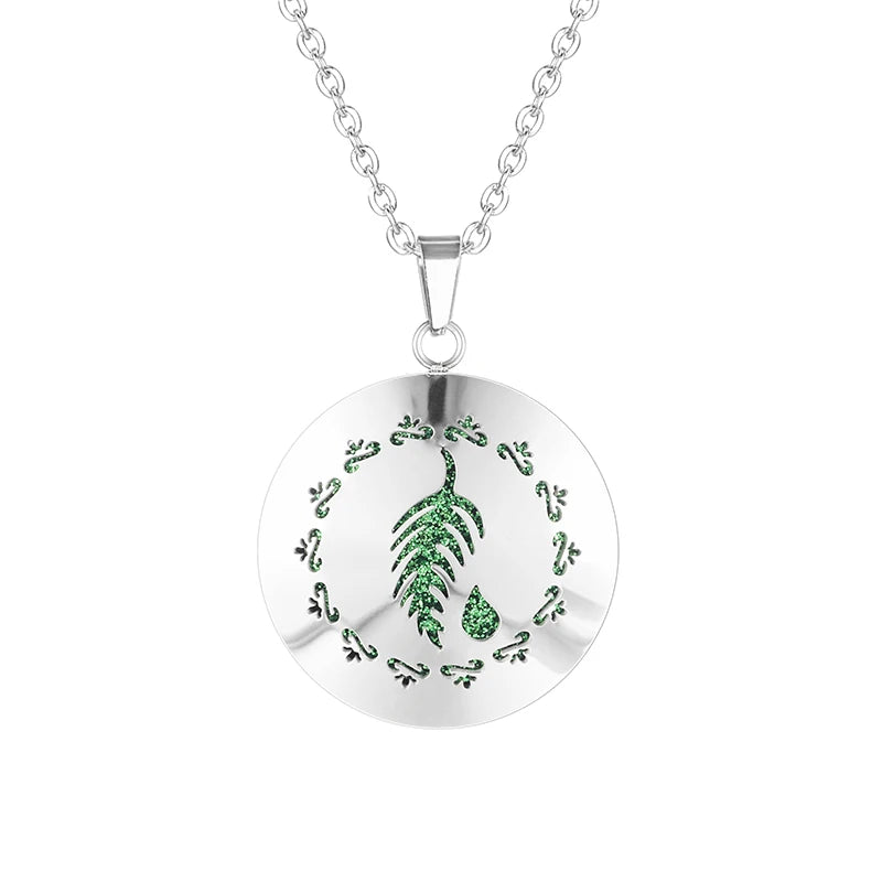 Aromatherapy Diffuser Necklace - 316L Stainless Steel Locket