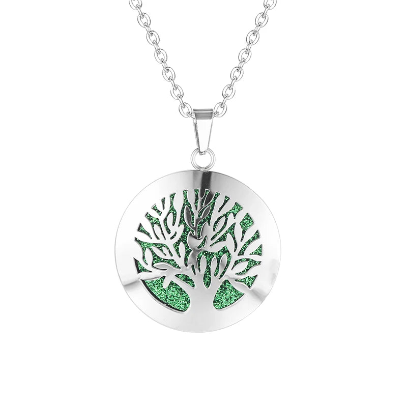 Aromatherapy Diffuser Necklace - 316L Stainless Steel Locket