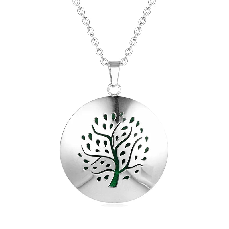 Aromatherapy Diffuser Necklace - 316L Stainless Steel Locket