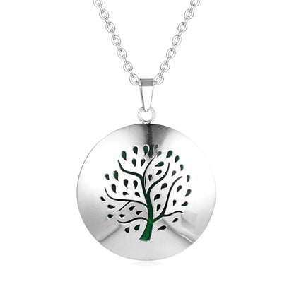 Aromatherapy Diffuser Necklace - 316L Stainless Steel Locket