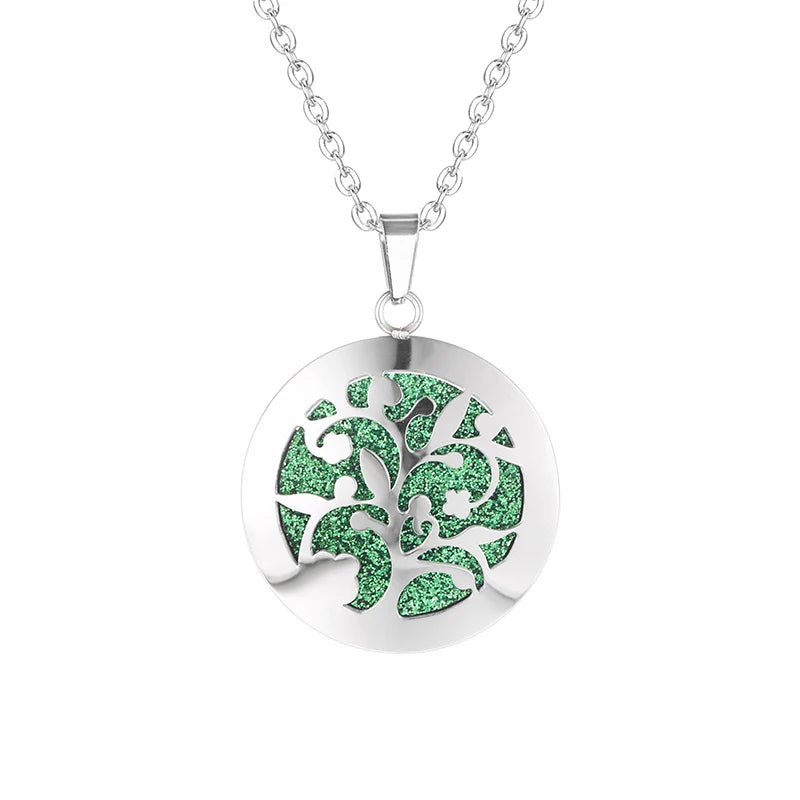 Aromatherapy Diffuser Necklace - 316L Stainless Steel Locket