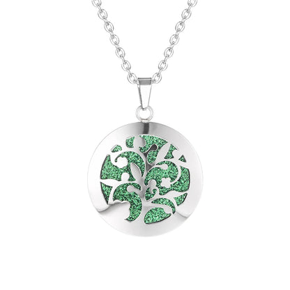Aromatherapy Diffuser Necklace - 316L Stainless Steel Locket