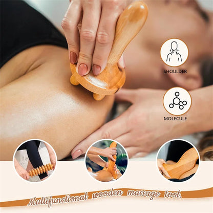 Wood Therapy Massage Kit 16pcs - Maderoterapia Body Sculpting Set