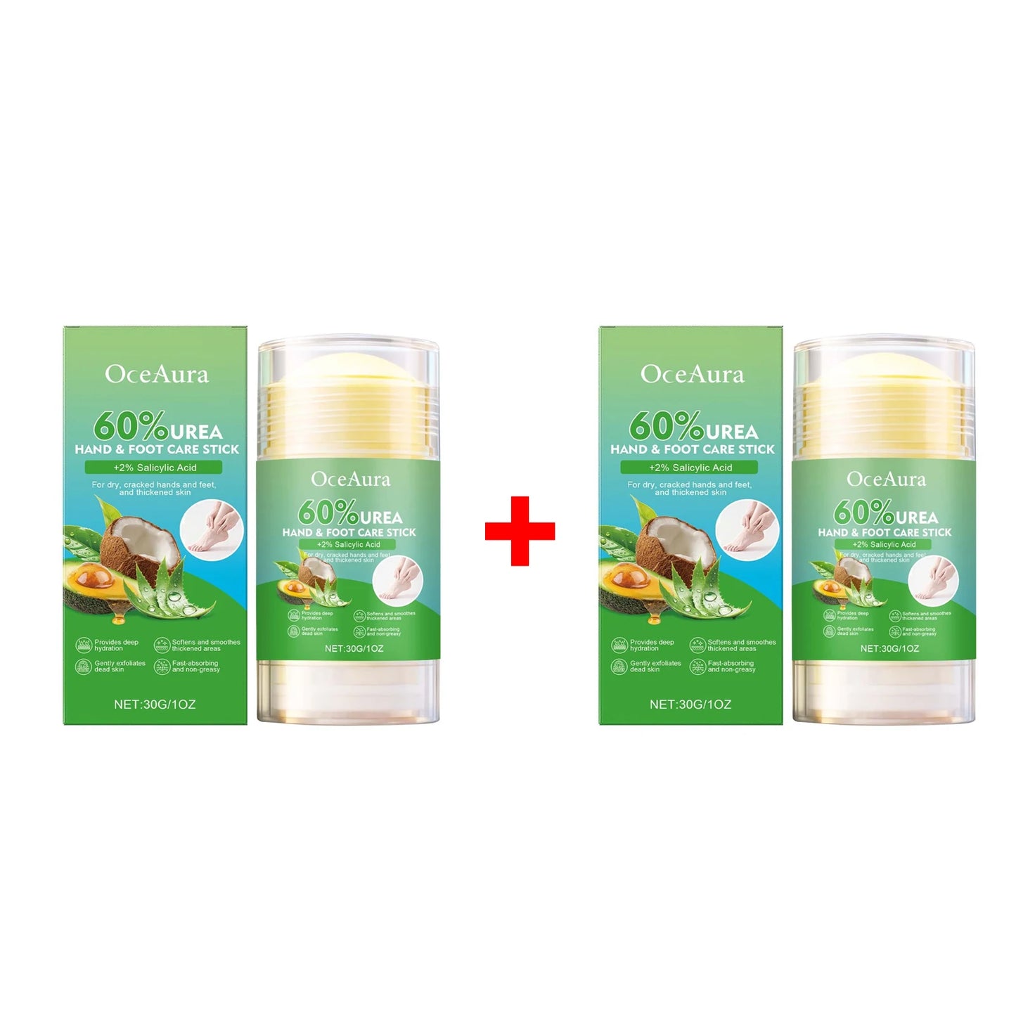 Foot Cream Stick - Moisturising Heel Crack Repair for Very Dry Skin