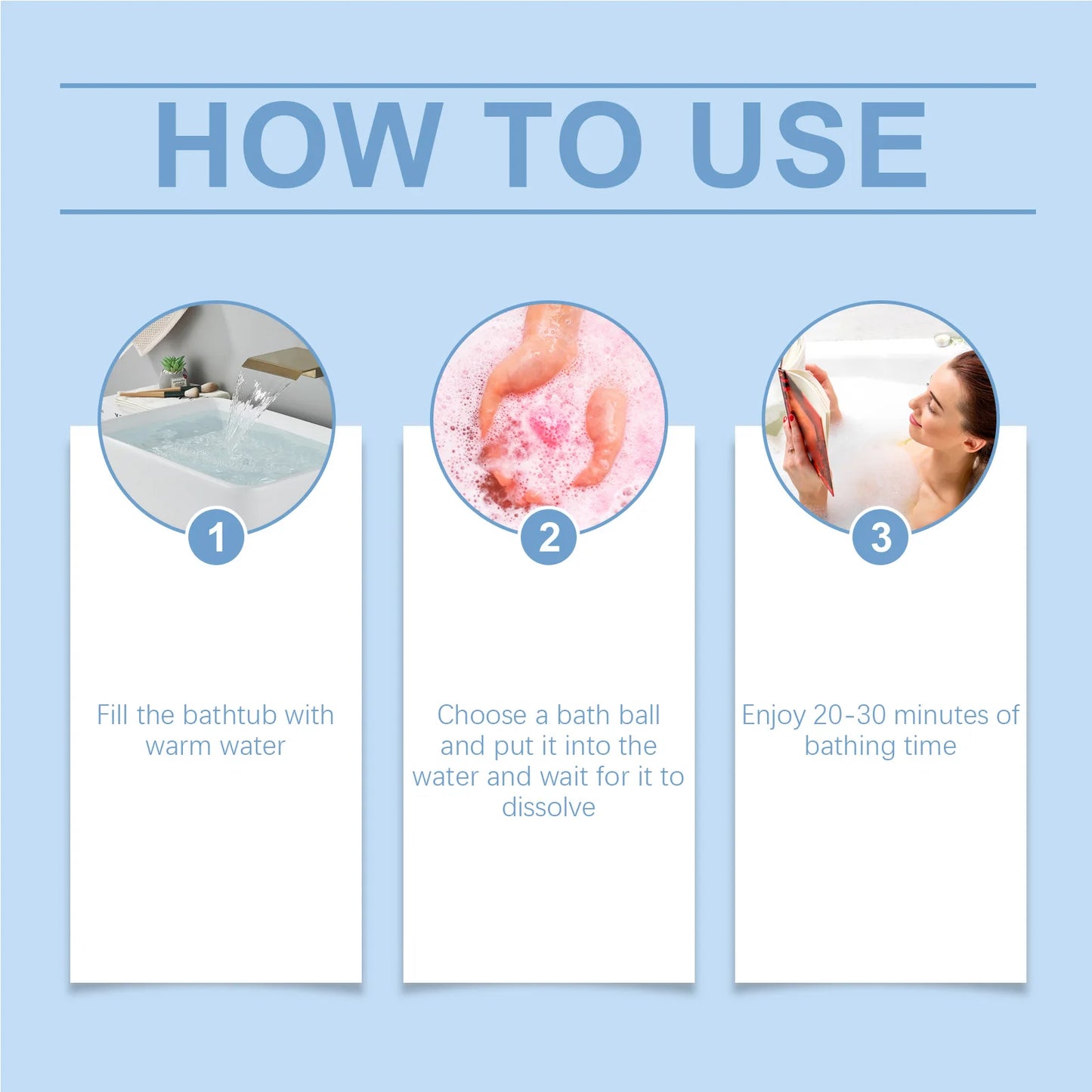 Bath Bombs - Exfoliating Aromatherapy Spa for Adults