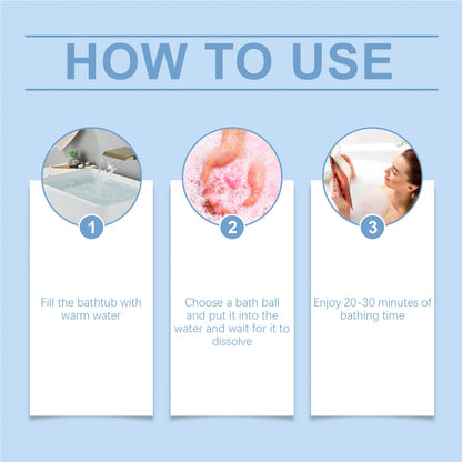 Bath Bombs - Exfoliating Aromatherapy Spa for Adults