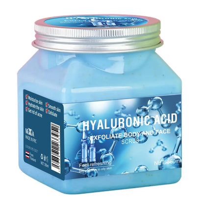 Body Scrub 350ml - Exfoliating Bath Salt with Coffee & Rice