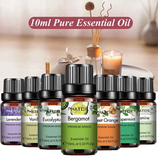 Essential Oil 10ml - Natural Plant Aromatherapy for Diffusers
