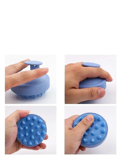 Silicone Shampoo Brush - Scalp Massage & Hair Washing Comb