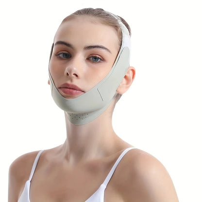 Reusable Face Slimming Band - Adjustable Elastic V-Line Lifting Strap