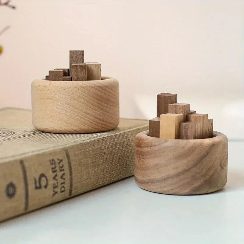 Essential Oil Diffuser - Beech Wood & Black Walnut Aromatherapy Decoration