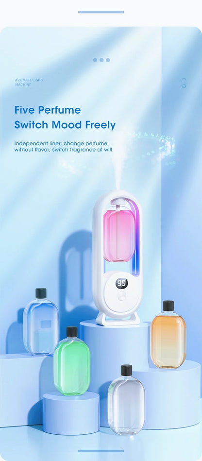 Smart Essential Oil Diffuser - 5-Speed Adjustable Atomiser Deodoriser