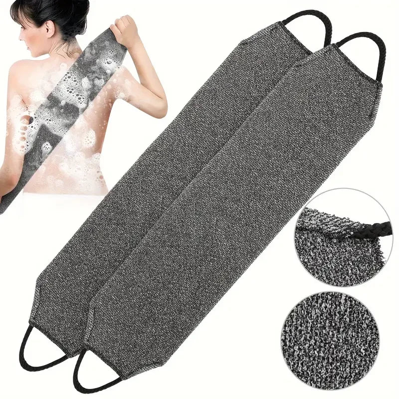 African Net Bath Sponge 2pcs - Long Exfoliating Body Scrubber