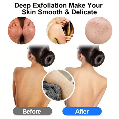 African Net Bath Sponge 2pcs - Long Exfoliating Body Scrubber