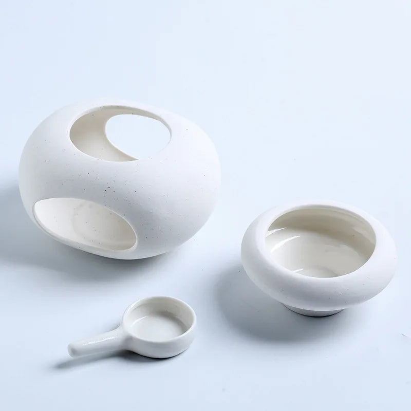 3-in-1 Candle Warmer - Essential Oil Burner Ceramic Aromatherapy Lamp