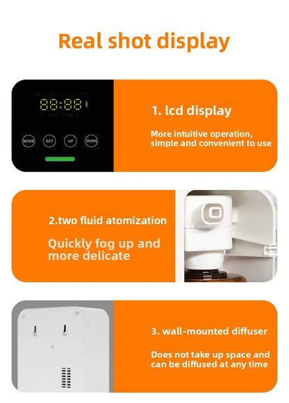 Professional Aroma Diffuser 500ml - Wall Mount Hotel Scent Machine