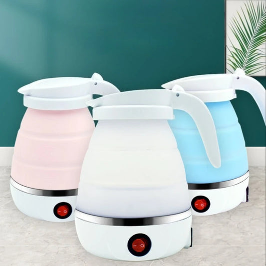 Electric Kettle Mini Foldable 600ml Water Heater Home Hot Water Portable Kitchen Kettle 220V Travel Electric Kettle
