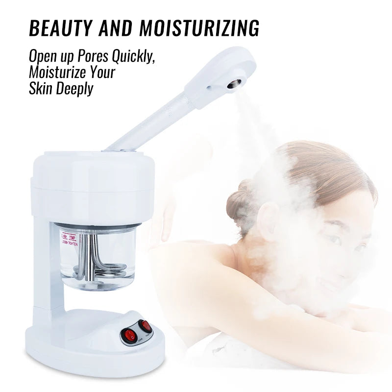 Facial Steamer - Ozone Ionic Warm Mist Portable Face Steamer