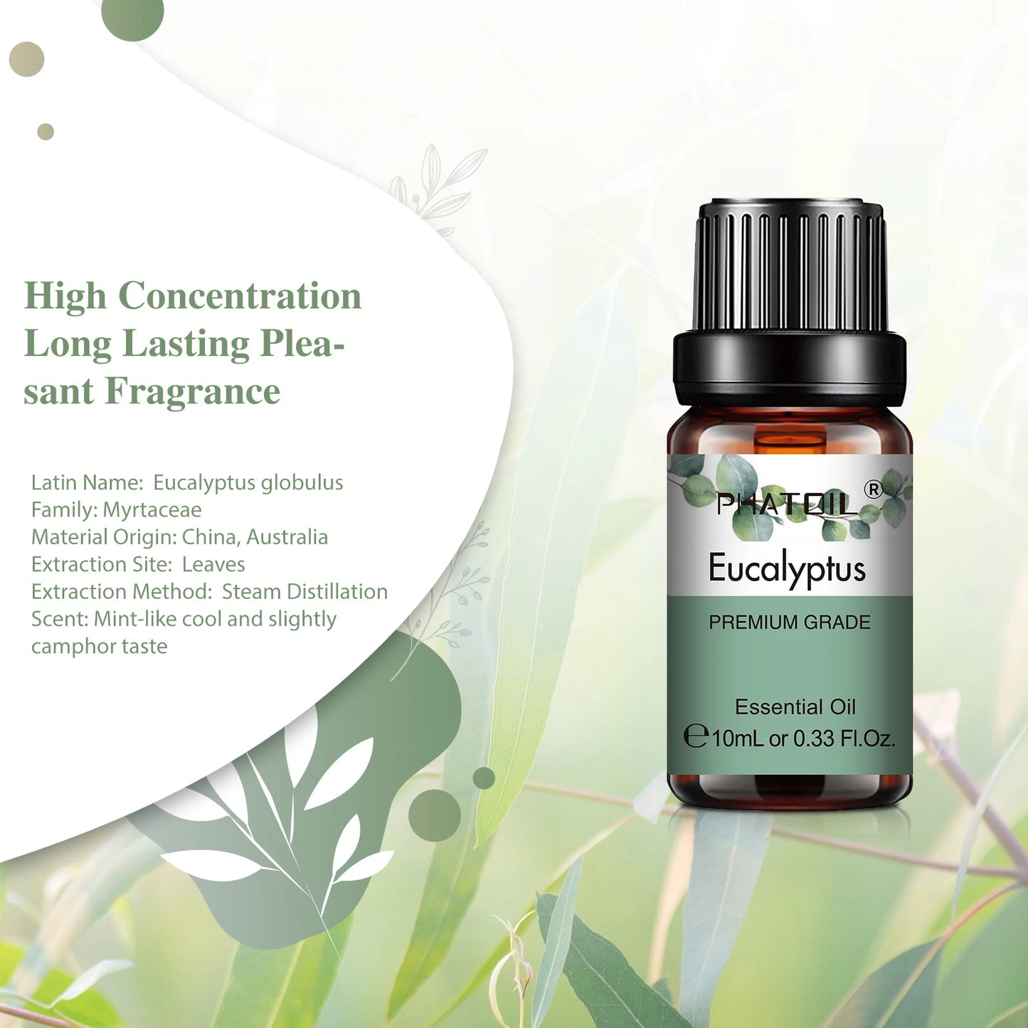 Essential Oil 10ml - Natural Plant Aromatherapy for Diffusers