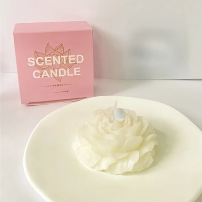 3D Peony Candle - Flower Shaped Scented Candle Wedding Gift