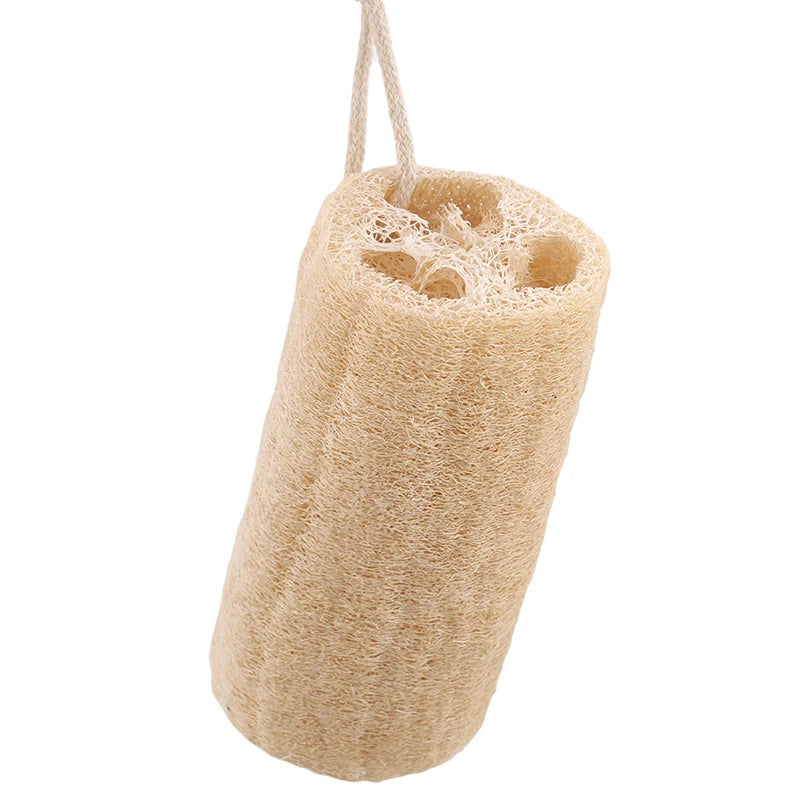 1Pc Natural Loofah Luffa Loofa Bath Body Shower Sponge Kitchen Cleaing Scrubber Scrub Pad Cleaing Scrubber Bathroom Accessories
