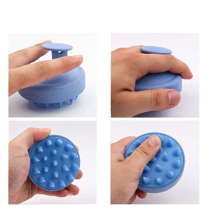 Silicone Shampoo Brush - Scalp Massage & Hair Washing Comb