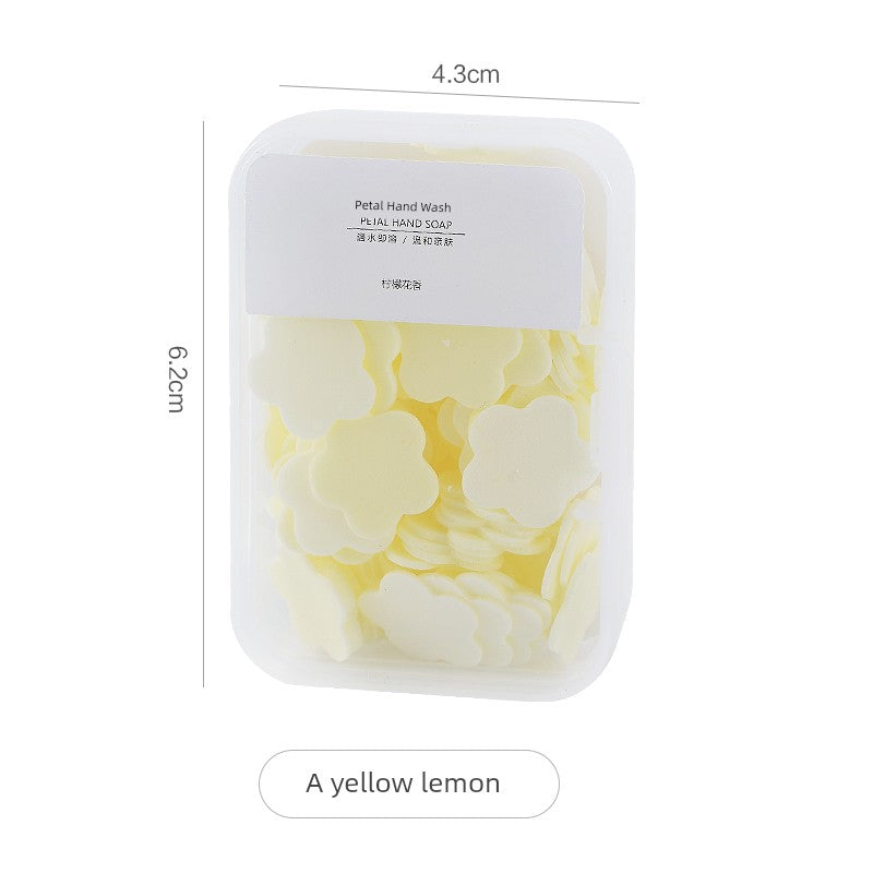 Outdoor Portable Student Cartoon Portable Soap Slice