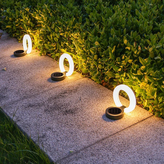 LED Solar Outdoor Lights Waterproof 360° Adjustable Landscape Light Garden Decoration Fence Stake Lawn Porch Walkway 1~8PCs