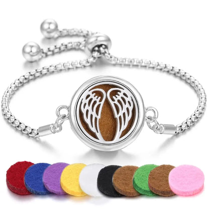 Tree of Life Aromatherapy Bracelet - Essential Oil Diffuser Locket