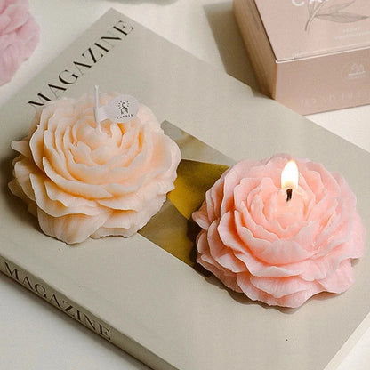 3D Peony Candle - Flower Shaped Scented Candle Wedding Gift